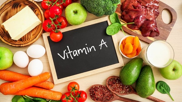 Vitamin A có nhiều trong rau củ và trái cây.