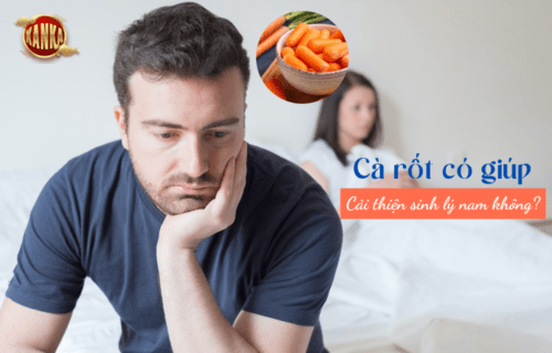 Tăng cường sinh lý bằng cà rốt