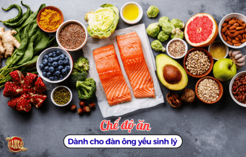 Chế độ ăn cho đàn ông yếu sinh lý