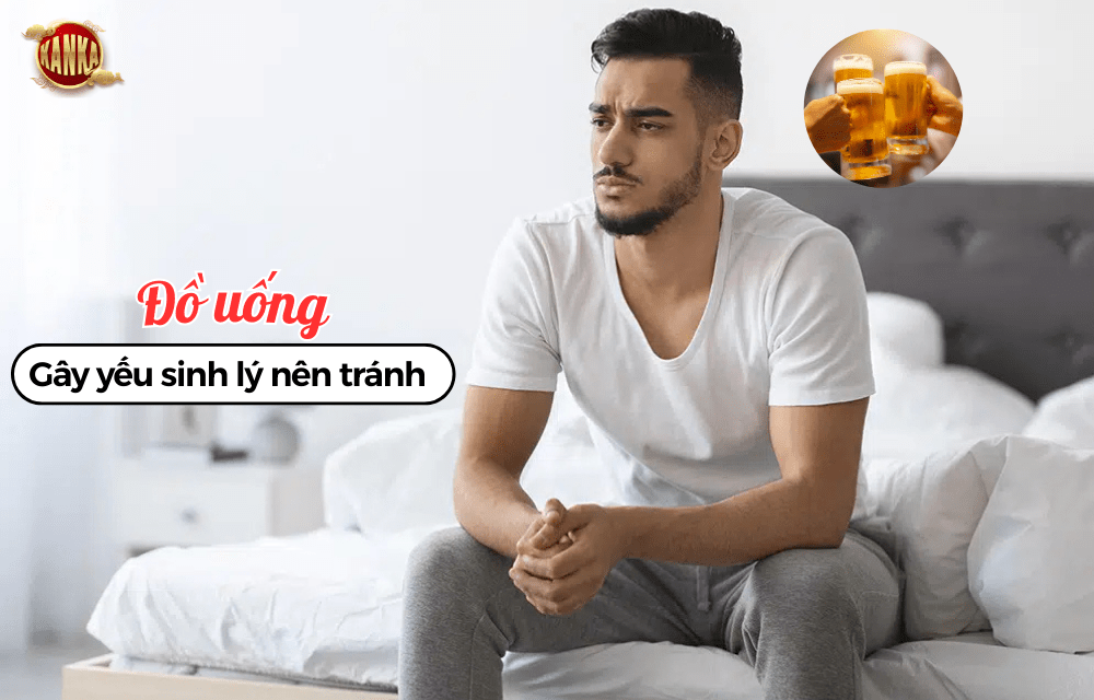 Đồ uống gây yếu sinh lý nên tránh