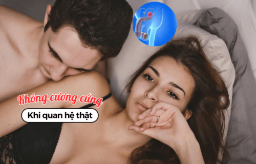 Không cương cứng khi quan hệ thật