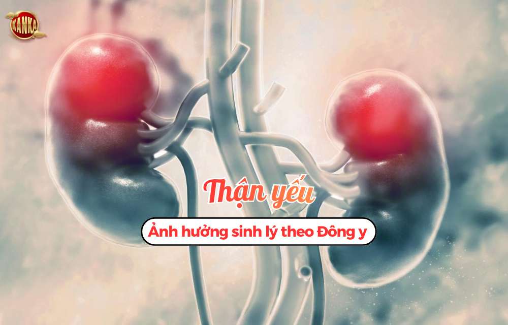 Thận yếu ảnh hưởng sinh lý theo Đông y